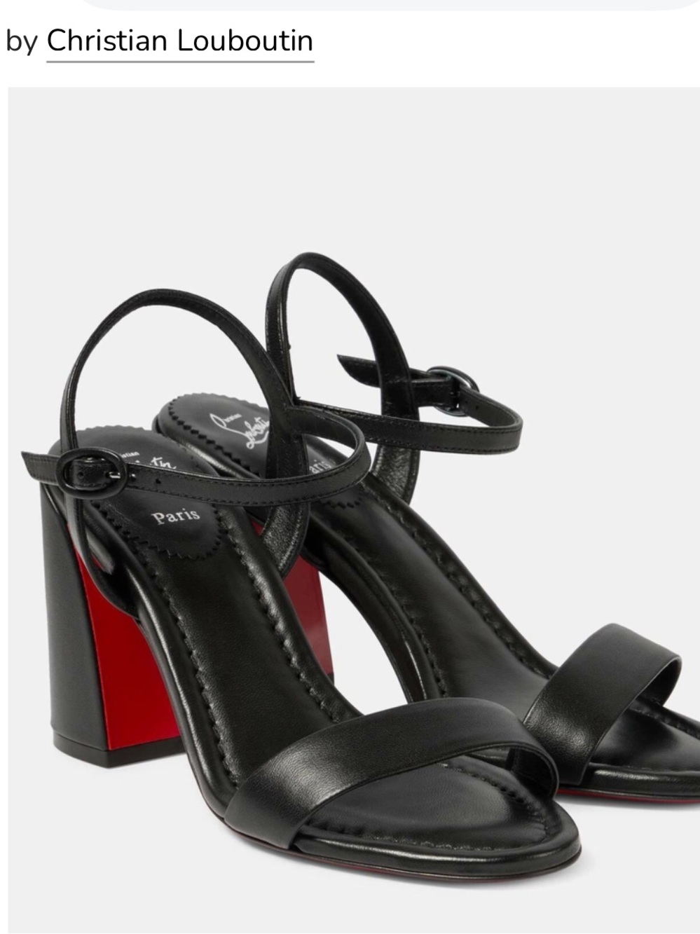 Christian Louboutin
Miss Jane 85 leather sandals size 42 US 12 gently used
$945